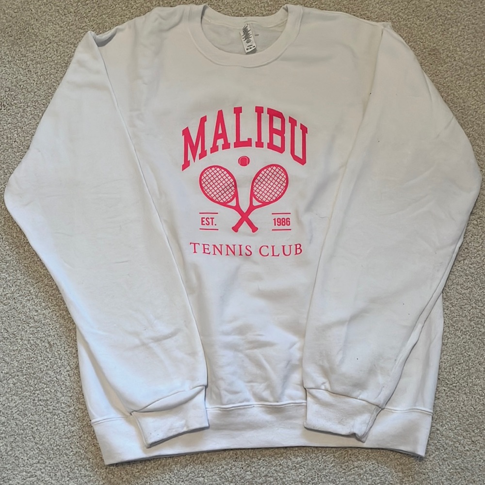 Malibu tennis club crewneck